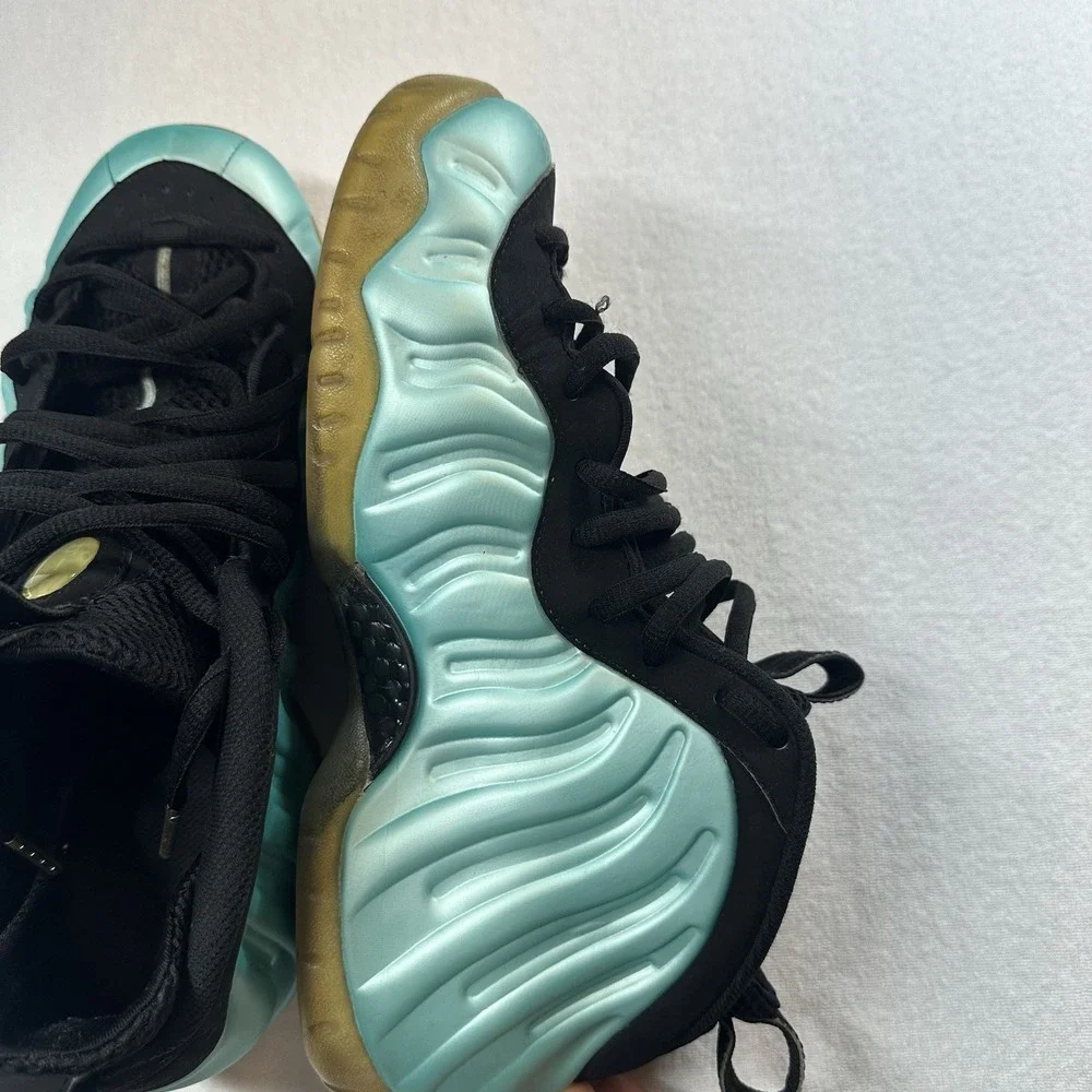 Nike‎ Air Foamposite Pro Island Green Chrome Size 9 Mens Sneakers